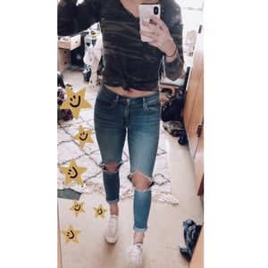 Lulu’s Camo long Sleeve Top